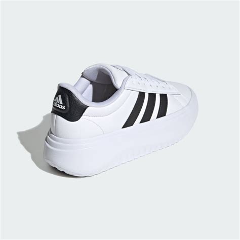 adidas court platform white|Grand Court Platform Shoes .